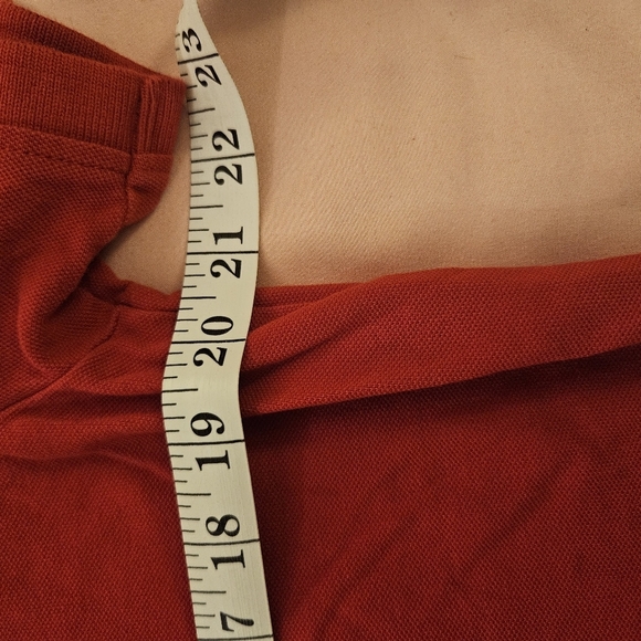 Ferrari Rosso Corsa Red Collar Polo Prancing Horse Crest - Picture 3 of 6